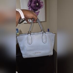 Michael Kors Elegant Light Blue Tote (Project) Needs Cleaning